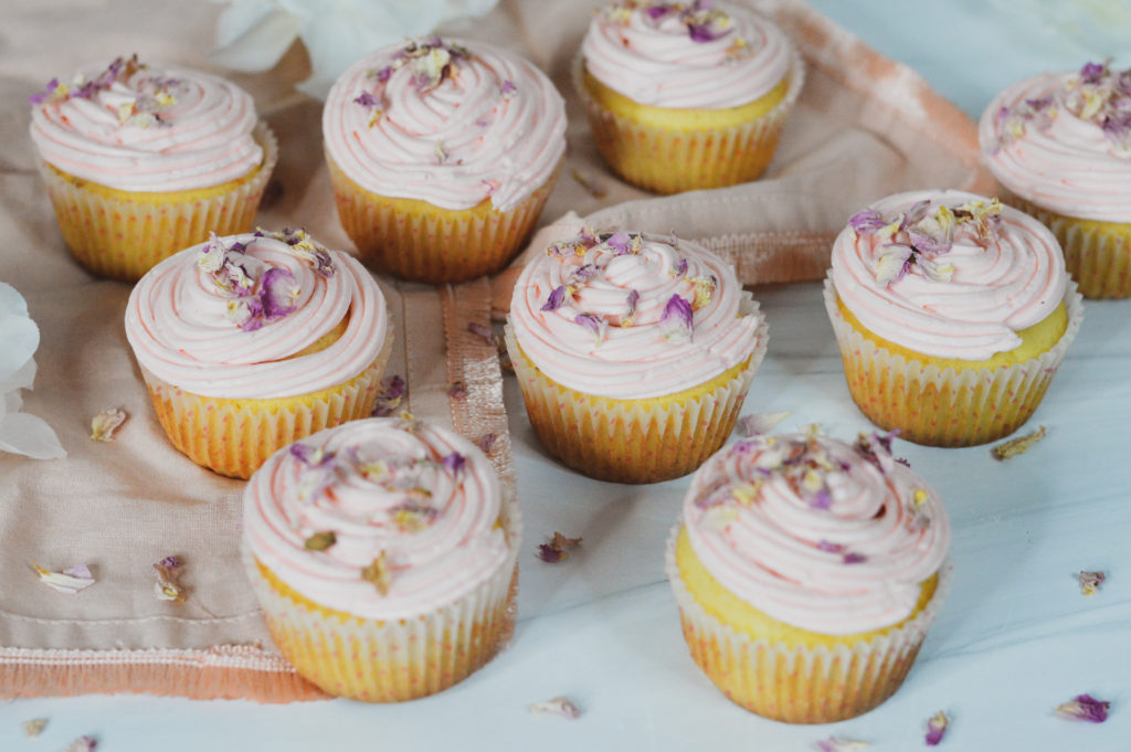 Gulab Jamun Cupcakes with Rose Buttercream Frosting – RAVS KITCHEN