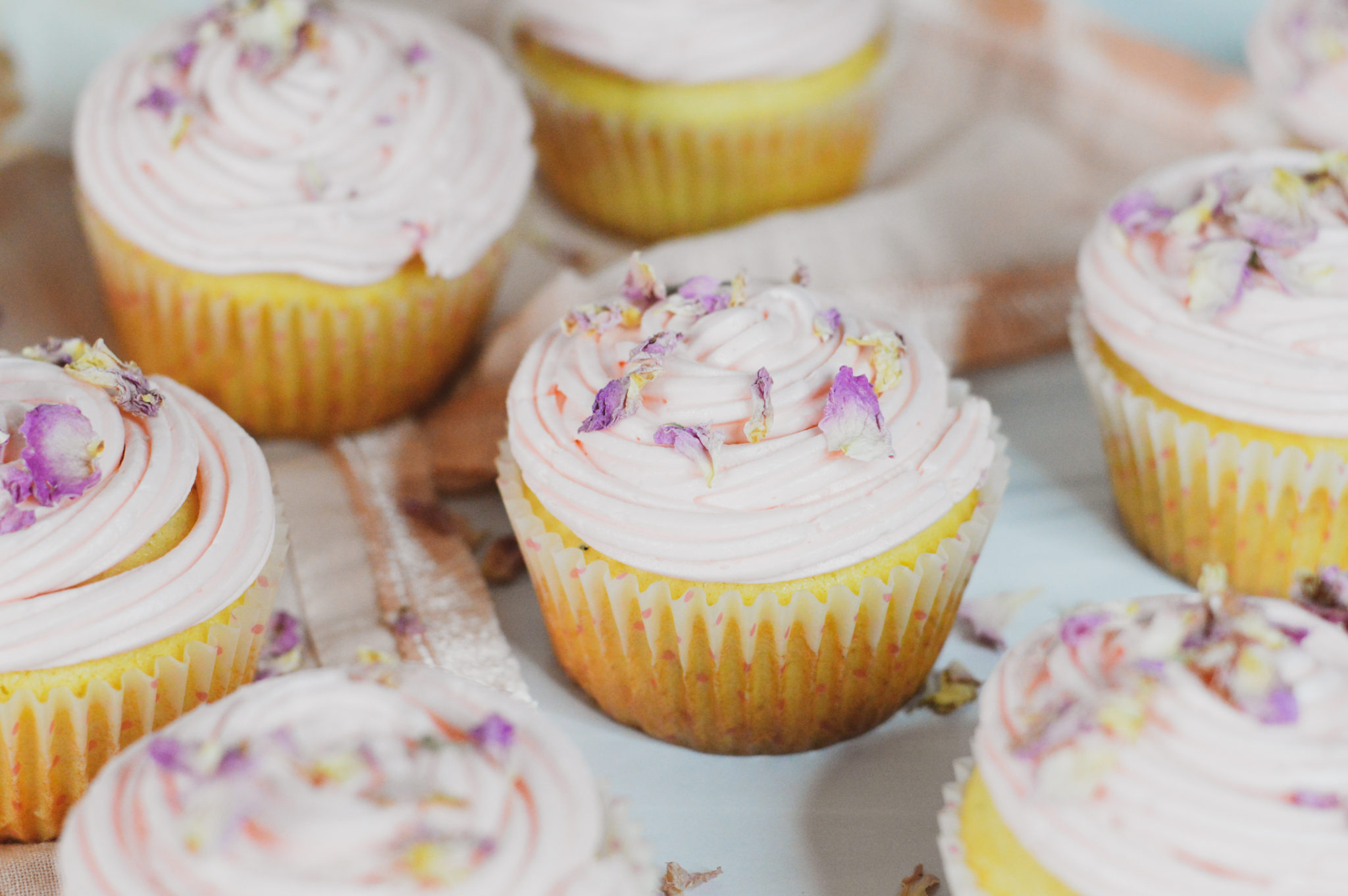 Gulab Jamun Cupcakes with Rose Buttercream Frosting – RAVS KITCHEN